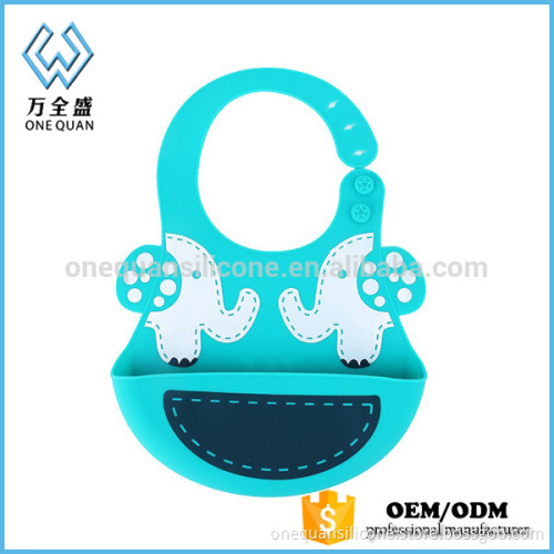 Toddlers OEM bibs baby infant siliva waterproof silicone bids Wholesale 2017